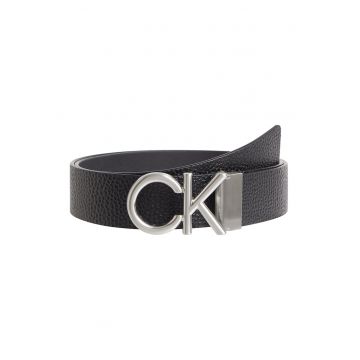 Curea din piele cu catarama logo Curea din piele cu catarama logo