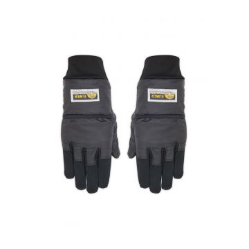 Manusi barbatesti - Elmer - negre - material - poliester - L