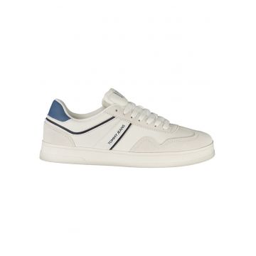 Pantofi sport barbati -  30% poliester - 30% piele - 40% poliuretan - Alb - EM0EM01524