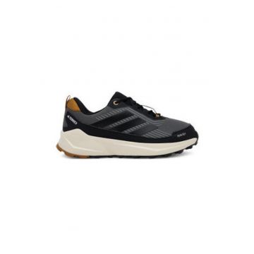 Pantofi sport din material textil - pentru trekking - Gri inchis