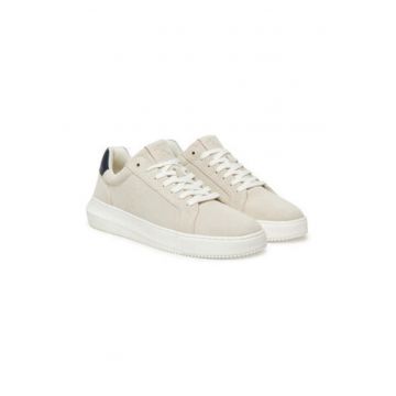 Pantofi sport din piele intoarsa cu aspect masiv si talpa cupsole