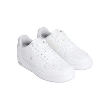Pantofi sport -  Jeans - casual - piele naturala - alb - Alb