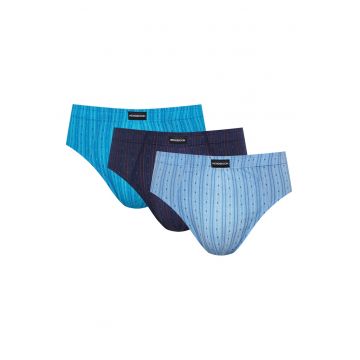 slipi barbati  Classic set de 3 albastru - bleumarin - albastru deschis slipi barbati  Classic set de 3 albastru - bleumarin - albastru deschis