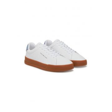 Tenisi barbatesti -  305436603 - piele naturala - alb