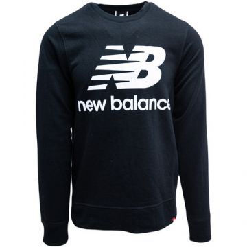 Bluza barbati New Balance Essentials Stacked Logo Crew MT03560BK