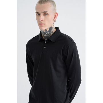 Bluza polo uni din bumbac Bluza polo uni din bumbac