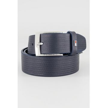 Curea de piele cu model herringbone Adan Curea de piele cu model herringbone Adan