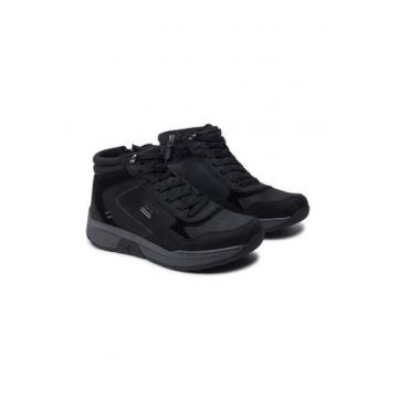 Ghete barbatesti -  piele naturala - negru - Ghete barbatesti -  piele naturala - negru -