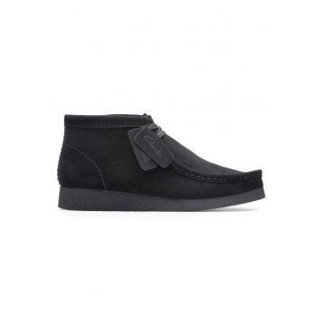Ghete barbatesti  piele naturala - negru - Ghete barbatesti  piele naturala - negru -