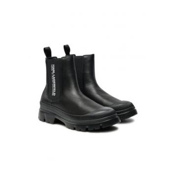 Ghete barbati -  piele naturala - negru - Ghete barbati -  piele naturala - negru -