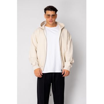 Hanorac cu fermoar Light Biege II 18888