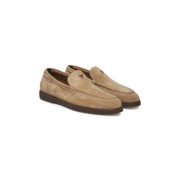 Mocasini barbati -  piele naturala - bej - Mocasini barbati -  piele naturala - bej -
