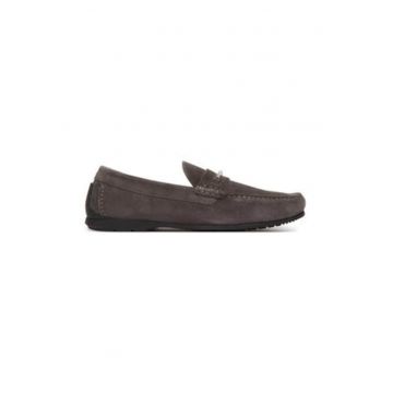 Mocasini barbati -  piele naturala - gri Mocasini barbati -  piele naturala - gri