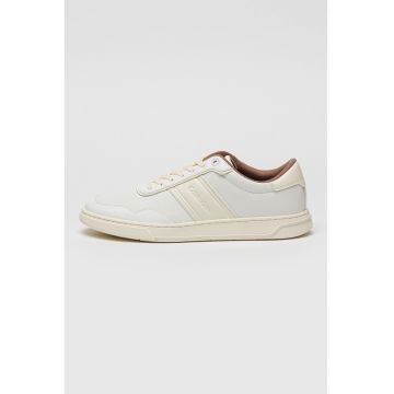 Pantofi sport din piele cu sireturi Pantofi sport din piele cu sireturi