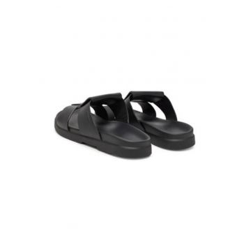 Papuci barbatesti -  piele naturala - negru Papuci barbatesti -  piele naturala - negru
