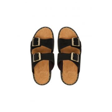 Papuci unisex de piele intoarsa cu catarama Josef Papuci unisex de piele intoarsa cu catarama Josef