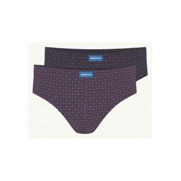 Slip barbati set 2 perechi - albastru inchis - Classic Henderon Slip barbati set 2 perechi - albastru inchis - Classic Henderon