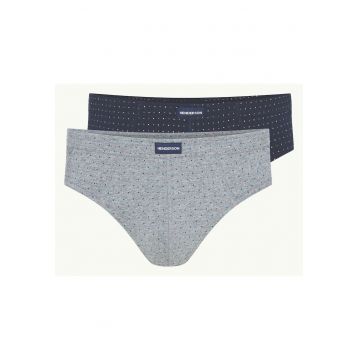 Slip barbati set 2 perechi - negru gri - Classic Henderon Slip barbati set 2 perechi - negru gri - Classic Henderon