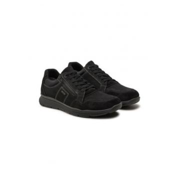 Tenisi barbatesti -  304398605 - piele naturala - negru Tenisi barbatesti -  304398605 - piele naturala - negru
