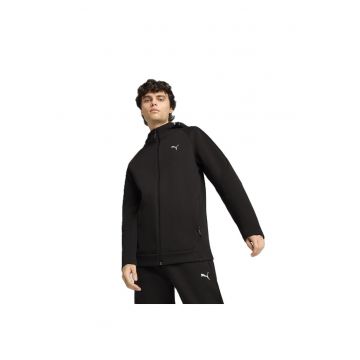 Bluza cu fermoar  pentru Barbati - evostripe full-zip hoodie dk - 684613-01 - Negru Bluza cu fermoar  pentru Barbati - evostripe full-zip hoodie dk - 684613-01 - Negru