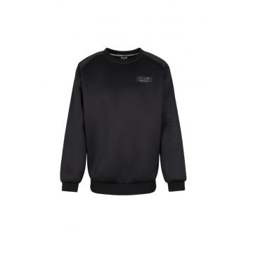 Bluza  pentru Drumetie - 6RPM84-PJSQZ-1200 - Negru Bluza  pentru Drumetie - 6RPM84-PJSQZ-1200 - Negru