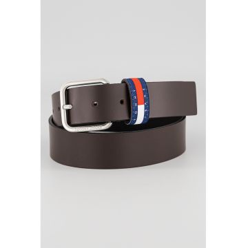 Curea de piele cu logo Keeper Curea de piele cu logo Keeper