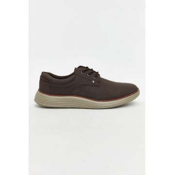 Pantofi cu varf rotund si model uni Pantofi cu varf rotund si model uni