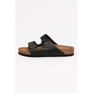 Papuci regular fit de piele cu catarama Arizona Papuci regular fit de piele cu catarama Arizona