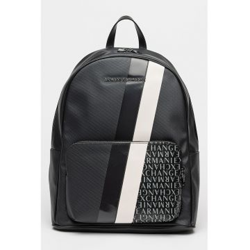 Rucsac de piele ecologica cu buzunar exterior Rucsac de piele ecologica cu buzunar exterior