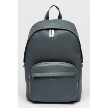Rucsac din piele ecologica cu buzunar frontal cu fermoar Rucsac din piele ecologica cu buzunar frontal cu fermoar