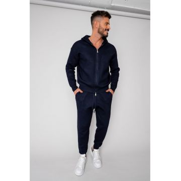 Set hanorac cu fermoar si pantalon Navy 19151 Set hanorac cu fermoar si pantalon Navy 19151