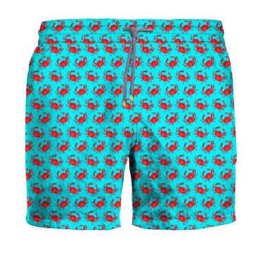 Short Baie Barbati Zeybra Granchio Turquoise Short Baie Barbati Zeybra Granchio Turquoise