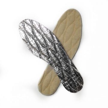 Talonete Reflex din lână cu strat de aluminiu Gri - Aluminum Talonete Reflex din lână cu strat de aluminiu Gri - Aluminum