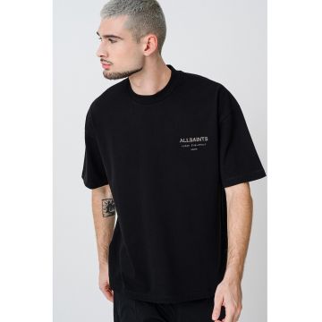 Tricou supradimensionat din bumbac cu logo Underground Tricou supradimensionat din bumbac cu logo Underground