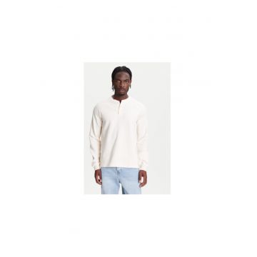 Bluza regular fit cu model uni Bluza regular fit cu model uni