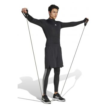 Bluza slim-fit cu guler scurt - pentru fitness Bluza slim-fit cu guler scurt - pentru fitness