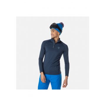 Bluza sport  Classique - cu fermoar - pentru barbati - albastru inchis