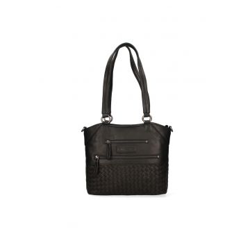 Geanta de piele cu bareta de umar Geanta de piele cu bareta de umar