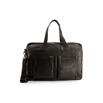 Geanta duffle unisex din piele naturala