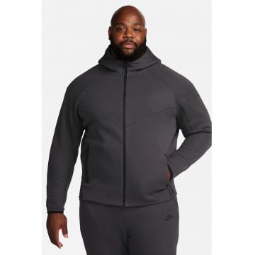 Hanorac din amestec de bumbac - cu fermoar Hanorac din amestec de bumbac - cu fermoar