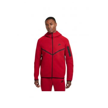 Hanorac  Tech Fleece Windrunner FZ Rosu Hanorac  Tech Fleece Windrunner FZ Rosu