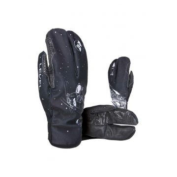 Manusi snowboard Level Pro Rider Lobster - neopren - negru - Manusi snowboard Level Pro Rider Lobster - neopren - negru -