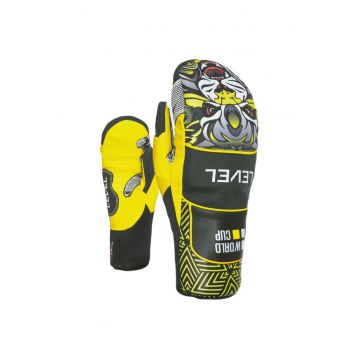Manusi sport Level - model Race Speed Mitt - multicolor - marime M INTL - material piele naturala si poliester Manusi sport Level - model Race Speed Mitt - multicolor - marime M INTL - material piele naturala si poliester