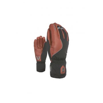 Manusi sport Level - Off Piste - captuseala din lana - insertii din piele de capra - maro - Manusi sport Level - Off Piste - captuseala din lana - insertii din piele de capra - maro -