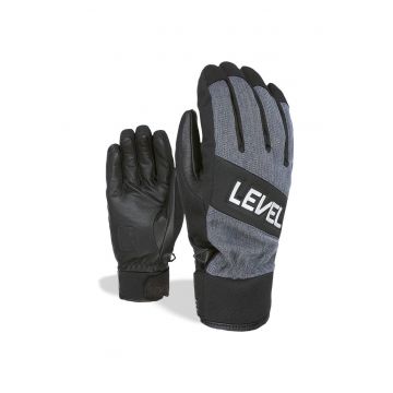 Manusi sport Level - Spitfire Jeans - piele naturala - impermeabile - negru - Manusi sport Level - Spitfire Jeans - piele naturala - impermeabile - negru -