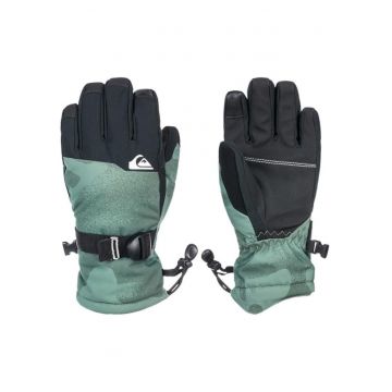 Manusi sport  Mission Youth - impermeabile - negru-verde - marime