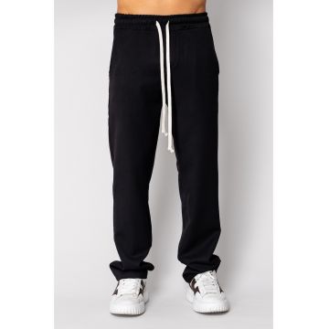 Pantalon lung cu snur alb Black 19069 Pantalon lung cu snur alb Black 19069