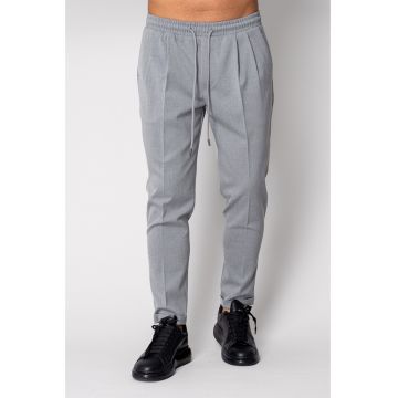 Pantalon lung cu snur Grey 19096 Pantalon lung cu snur Grey 19096