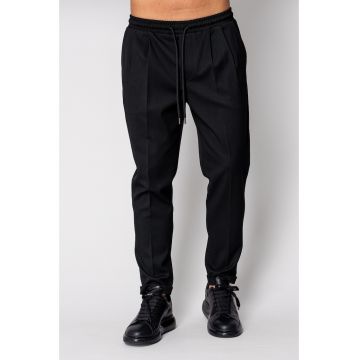 Pantalon lung cu snur Navy 19112 Pantalon lung cu snur Navy 19112