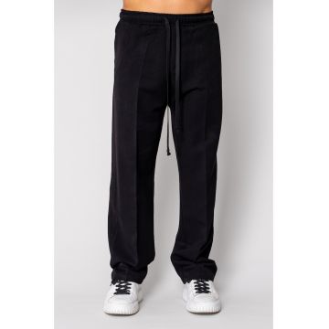 Pantalon lung cu snur negru Black 19081 Pantalon lung cu snur negru Black 19081